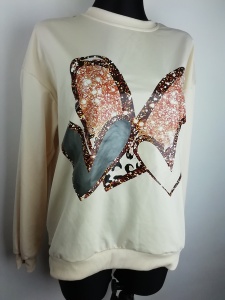 Bluza damska w serca rozmiar 36-38 