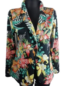 Marynarka damska w kwiaty Select rozmiar 40
