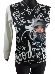 Super bluza damska we wzory rozmiar 36