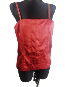 Bluza gorset czerwony rozmiar 40