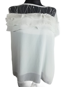 Bluzka letnia biała New Collection rozmiar 40