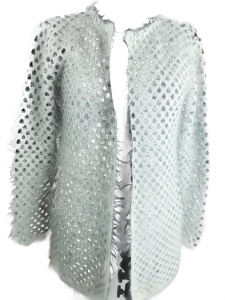 Sweter moherowy narzuta Robin rozmiar 40