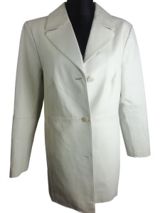 Płaszcz skórzany damski Women's rozmiar 42
