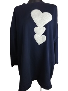 Bluza bawełniana w serca Serai rozmiar 50 52 