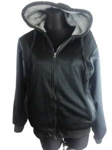 Bluza ocieplana na misiu rozmiar 36-38 z kapturem 