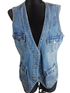 Kamizelka jeans damska Milla rozmiar 44
