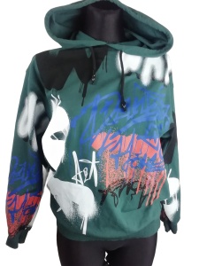 Bluza z kapturem na Halloween rozmiar 36