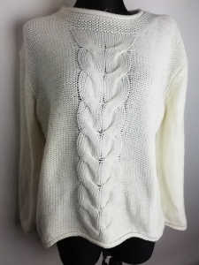 Sweter damski biały rozmiar 40-42 