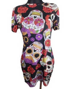 Sukienka czaszka Halloween Boohoo rozmiar 42