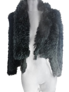 Sweter kardigan moherowy damski czarny rozmiar 40-42 
