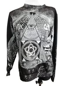 Bluza w azteckie wzory na Halloween rozmiar 40