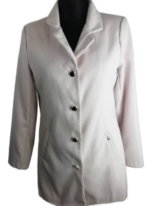 Płaszcz różowy damski Moda For You rozmiar 36