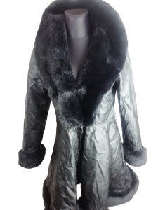 Super płaszcz damski na kożuszku New Collection rozmiar 38 